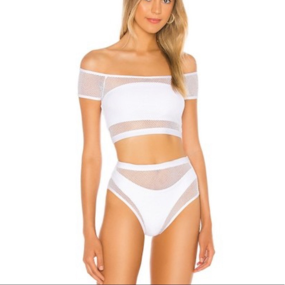 Superdown Lorna Mesh Bikini Set